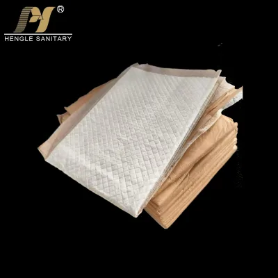 Factory Wholesale 3 Ply Fluff Pulp Adult Underpads Free Sample Medical Bed Sheet Quick Absorbency Disposable Anti Urine Pad