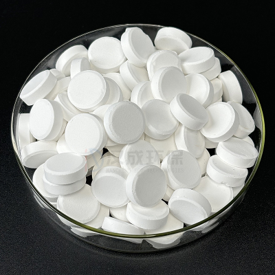 Chemical Manufactured in China Pool Chlorine Tablets Chlorine Dioxide Disinfectant 200g 20g 2g Effervescent Tablet