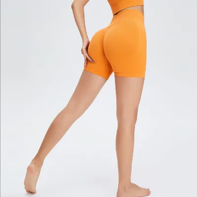 New Hot Selling Yoga Booty Pants High Waist Seamless Tight Yoga Shorts Wholesale Gym Fitness Wear Shorts Pants