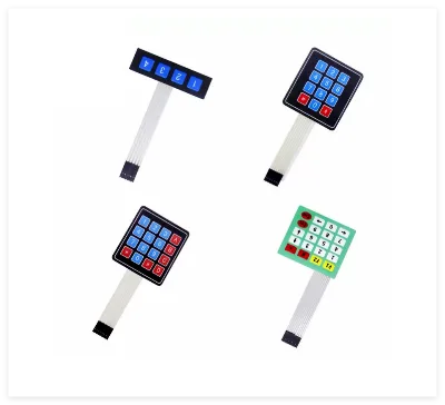 Extra-large Key 4*4/1*4/3*4/4*5 matrix Keyboard Single-chip Microcomputer External Expansion Keyboard Membrane Keyboard