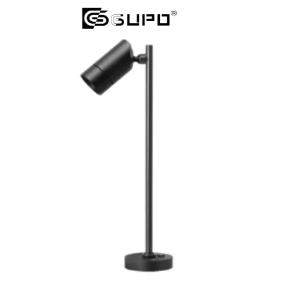 GUPO 360° Rotatable 24V 3W 92RA Surface-mounted Pole Lamp, Museum Display Pole Lamp, Pole Display Spotlight With ON/OFF Switch