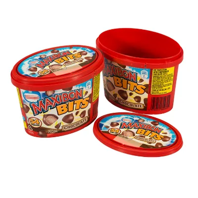 Oval IML Custom Logo 260g Plastic Food Grade Packaging Box PP Cheese Bucket Margarine Container