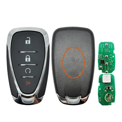 ID46 Chip 433MHz HYQ4EA 4 Buttons Black ABS Smart Remote Car Key Unlock Function Chevrolet Volt Blazer Traverse Camaro Cruze