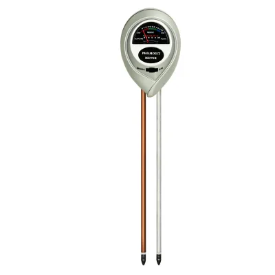 Garden Soil Tester 2-in-1 pH Moisture Meter PS Silver Painting No Battery Needed for Indoor Plants Lawn Farm Agriculture ST-23B