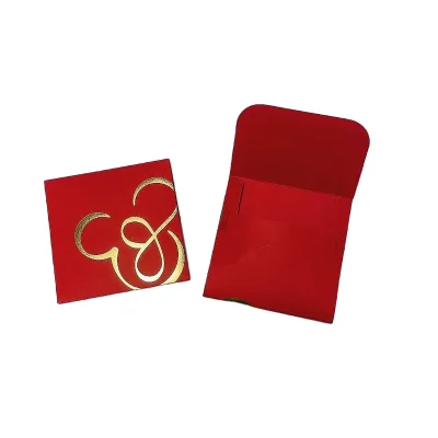 Wholesale Custom Paper Black Cardboard Envelope Wedding Invitation Card Envelope for Packaging