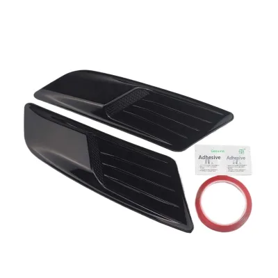 Car Modification Cartoon Style Carbon Fiber Large Air Outlet Engine Hood Decoration Exterior Accessories Body Sticker