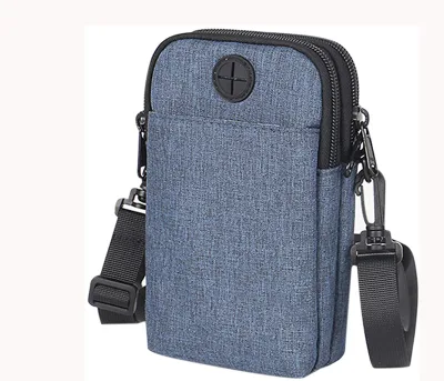 Custom Waterproof Adjustable Comfortable Portable Casual Hands Free Phone Crossbody Bag