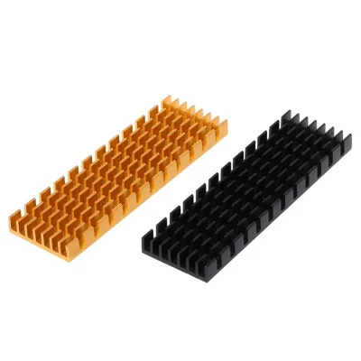 High Quality Aluminum Heat Sink 70*22*6MM Motherboard Chip M2 2280 Solid State Hard Disk Cooler