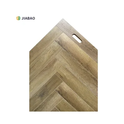 8mm 10mm 12mm Mdf Hdf  Edge Waxed Easy Click Stripe China Grey Bamboo Color Laminate Herringbone Flooring for Home