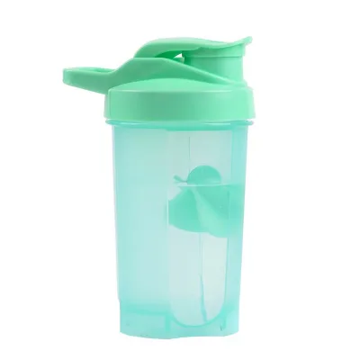 Factory Direct 500Ml Plastic Portable Fitness Protein Powder Mixer Hand-Held Shaker Cup for Promotional Drinkware