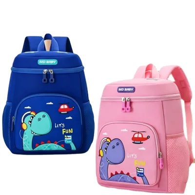Cartoon Dinosaur School Bags Custom logo Animal Print Bag Lightweight School Backpack with Adjustable Shoulder Strap