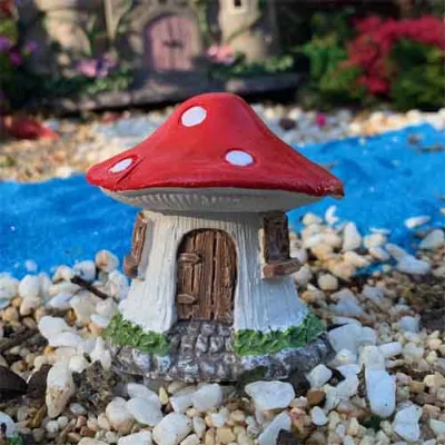 Terrarium House Garden Mini Mushroom Home