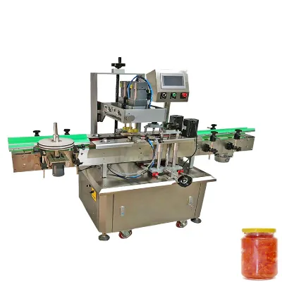 Sauce Glass Bottle Vacuun Capping Machine Honey Food Saeling Machine Rotary Capper