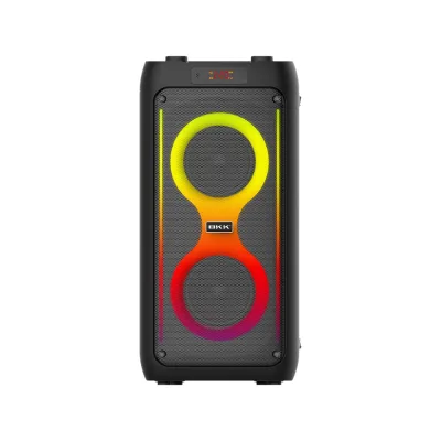 Best Party Speakers for 5.3 Built-in Mic Portable Outdoor Karaoke Sound Bar with Colorful RGB Lights and 18650 Battery