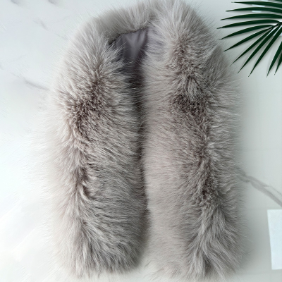 Faux Fur Collar Coat Straight Collar Round Collar Fur Cotton-padded Jacket Down Parka Hanfu Fake Collar Manufacturer