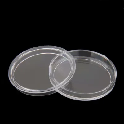Plastic Coin Capsules Holders 40mm Acrylic Coin Display Case Box Collection