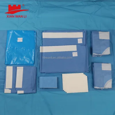 Medical Disposable Surgical Drape Kits Hospital Drapes EO Sterile Universal Surgical Pack