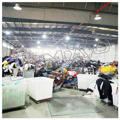 Jinmao Factory Apparel Stock Bulk High Quality Grade Good Winter Used Clothes Girls Skinny Pants Mixed Bales