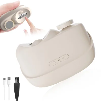3 in 1 Polishing LED Light Two Speed Adjustable Toenail Care Tool Electric Toenail Clipper Smart Electric Nail Clippers