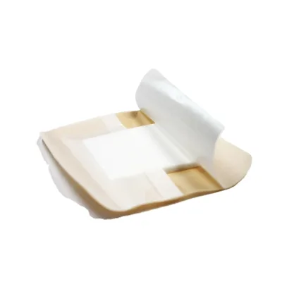 Medical Disposable Soft Adhesive Sterile Silicone Foam Dressing with Bordered for Sports Protective