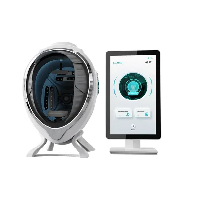 Portable 3d Ai 15.6/21.5 Inch 10 Spectrum UV RGB Light Skin Analyzer Facial Scanner Support Multi-language System