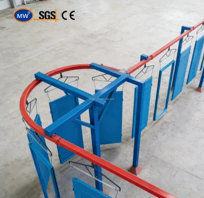 Customizable Small Batch Manual Dip Coating Line Multi Functional Manual Painting Line for Metal Components Processing