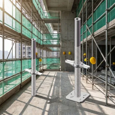 High Quality Steel Construction Project U-head Jack Scaffold Frame U-head Jack for Adjustable Scaffolding