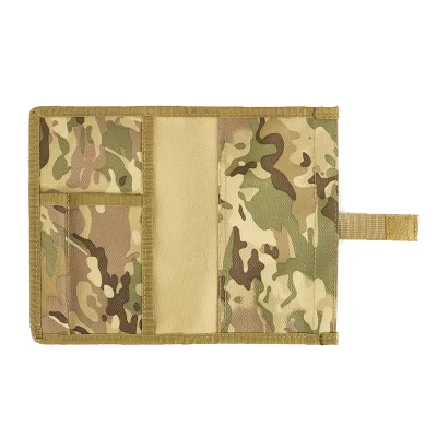 Camouflage CP Tactical Notebook Sleeve Box 5x8'' Outdoor Log Book Cover Nylon Pouches for Sports for Diary Cover