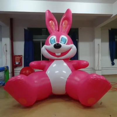 Wholesale Inflatable Huge Cartoon Bunny for Party Decoration and Event Advertising OEM Customized
