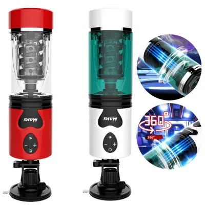 Automatic Male Masturbator Telescopic Rotation Vagina Masturbation Adults Sex Toys for Men Masturbator Cup