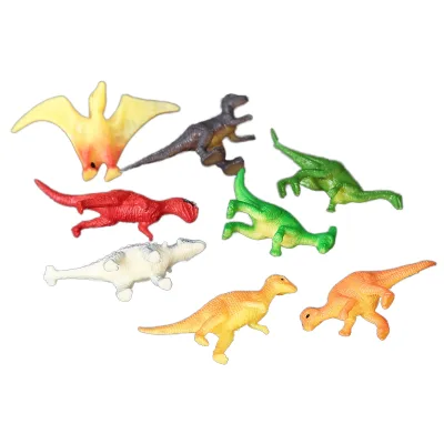 Hot Sale 8 Designs PVC Toy Mini Dinosaur Figure for Kids Capsule Toy