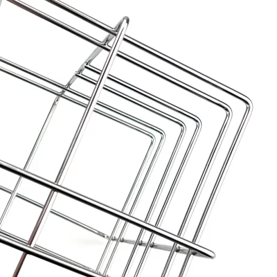 OEM Wire Storage Shelf Basket with Custom Dimensions and Wire Gauge Options