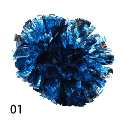 New Design Metallic Zebra Pattern Cheerleading Pom Poms With High Quality for Cheerleaders Many Colors Can Be Matched