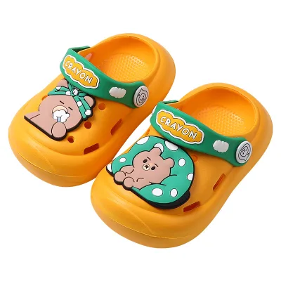 Outdoor Beach Kids Hole Shoes Boys Girls Non Slip Sandals Cute Children Slippers for Summer