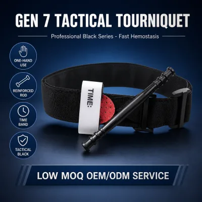 CE Certified Lightweight Tactical Tourniquet Adjustable Windlass Emergency Trauma First Aid Bleeding Control Tourniquet