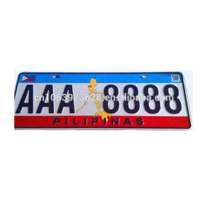 Manufacturer for Government License Plates /Blank Philippines Vehicle Number Plate