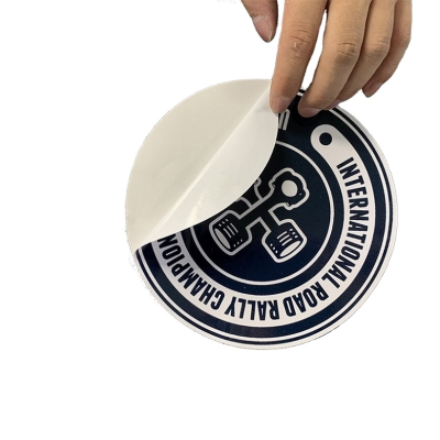 Custom Pvc Die Cut logo Label Stickers