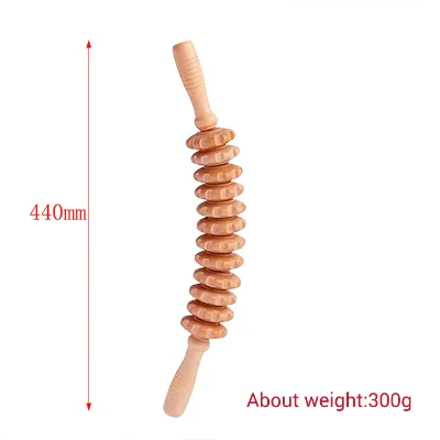 12 Axes Wood Therapy Massage Stick Plug-In Lymphatic Drainage & Anti-Cellulite Body Tool Bodyfree Massager Roller