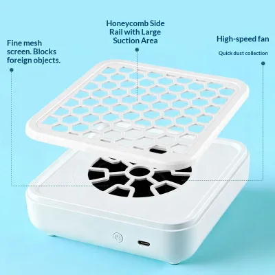 Cross-border Nail-care Vacuum Cleaner  Powerful Suction Mini Desktop Dust Extractor Removing False Nails Nail-filing