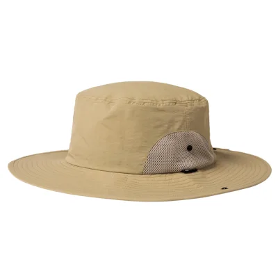 Unisex Summer Sun Hats Large Heads Women's Wide Brim Striped Waterproof Beach UPF50+ Fishing Hiking