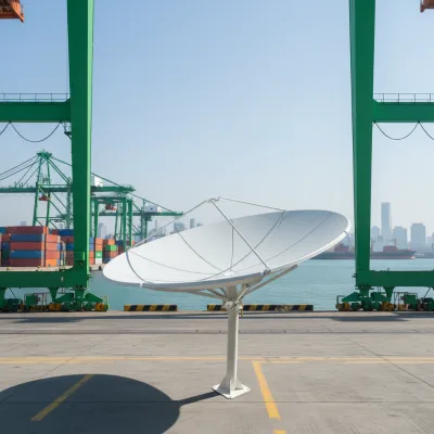 Smart Home Compatible Aluminum Dish Antenna with IoT Integration