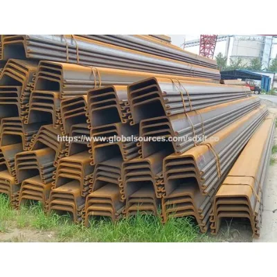 XLT Steel sheet pile is a long strip of steel with a fluted section.