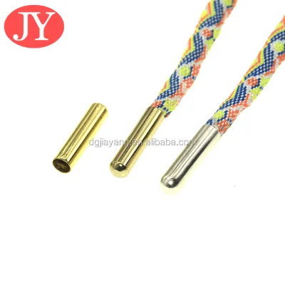 Round Bullet Aglets Tips Sneaker Cordon Elastic Con Aglets Aluminium Capsule Aglet  for Garments