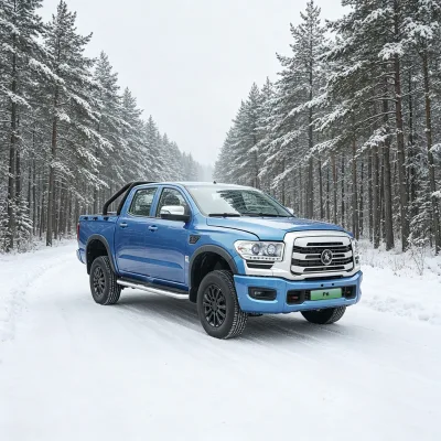 Exclusive Agent Wanted Dongfeng Forthing P6 4WD Off Road Pickup Diesel Manual Transmission 5 Seats Light Duty Truck