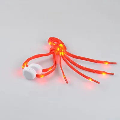 Party Nylon Led Shoelace With Battery From China Supplier Xingdelong Glow in the Dark Light up Shoe Lace Clip