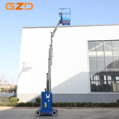 GZD Heavy Duty 4 Wheel Aerial Work Platform Battery Driven 8m Max Height 2850kg Lifting Platform