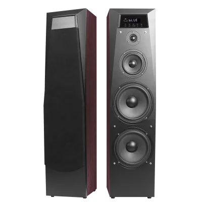 2025 Latest Hifi Stereo Speaker DSP Karaoke Wood Bluetooths Speakers