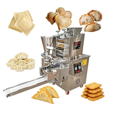 Automatic Motor-Driven Food Grade Stainless Steel Dumpling Samosa Empanada Spring Roll Making Machine High Capacity Commercial
