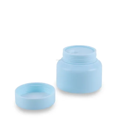 Free Samples New Shape 30g 50g Eco Friendly Double Layers Face Cream Packaging Plastic PP Cosmetic Jar