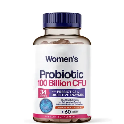 Private Label Probiotics Capsules Supplement Supports Healthy Digestion
